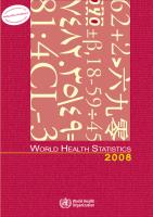 170 كتاب طبى فى مختلف التخصصات WHO_health_statistics_08